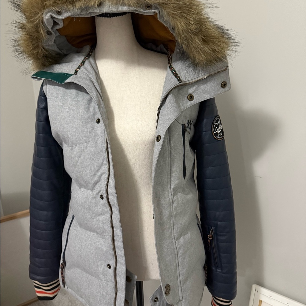 Picture Organic Clothing Ski Jacket with Faux Fur Hood